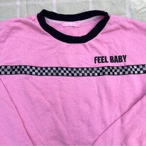 Cute WC black & pink sweatshirt